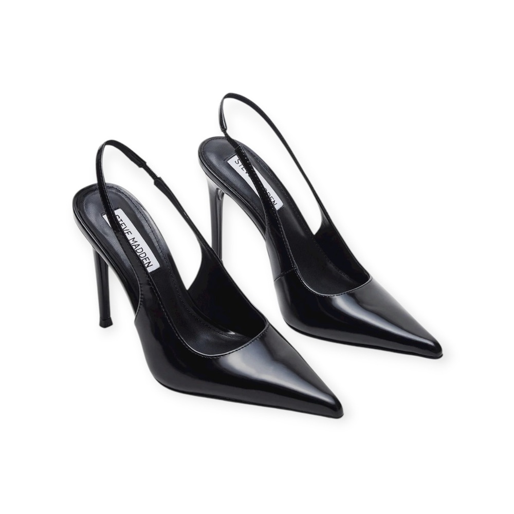Steve Madden Reyes Black Slingbacks Sz. 9